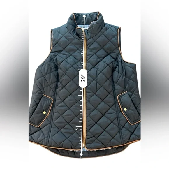 Crown‎ & Ivy Black Suede Trim Vest Size 1X - Picture 6 of 9